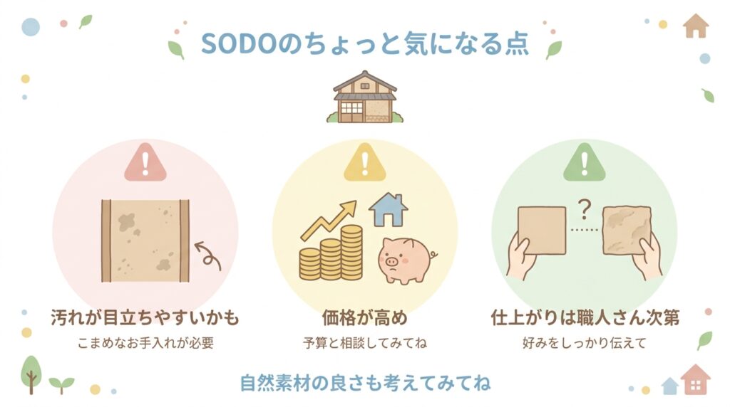 住友林業の外壁sodoのデメリット
