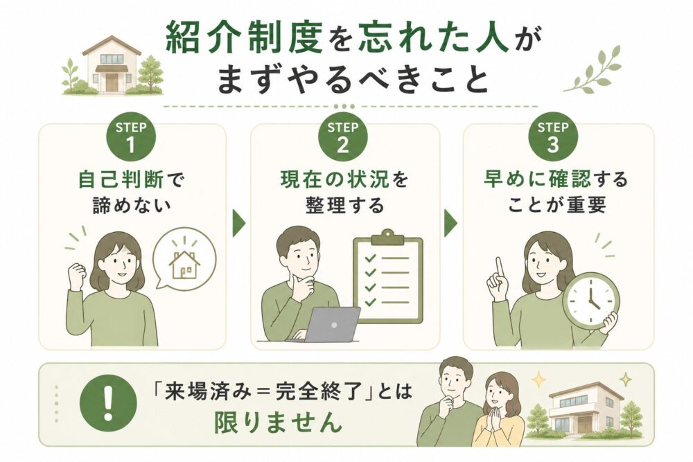 住友林業の紹介制度を忘れた人がまずやるべきこと